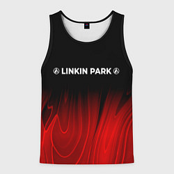 Майка-безрукавка мужская Linkin Park 2024 red plasma, цвет: 3D-черный