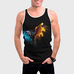 Майка-безрукавка мужская Jakiro дота 2, цвет: 3D-белый — фото 2