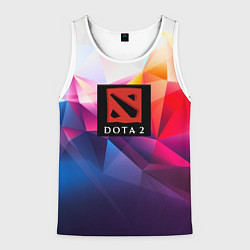 Мужская майка без рукавов DOTA geometry neon