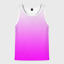 Мужская майка без рукавов Gradient color pink