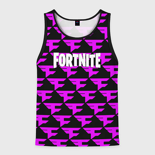 Мужская майка без рукавов Fortnite faze clan / 3D-Черный – фото 1