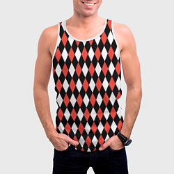 Майка-безрукавка мужская Баварский мотив, цвет: 3D-белый — фото 2