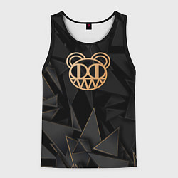 Майка-безрукавка мужская Radiohead golden poly, цвет: 3D-черный