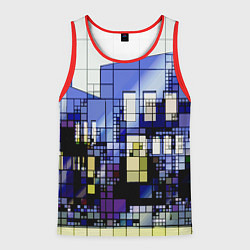 Мужская майка без рукавов Городской пейзаж