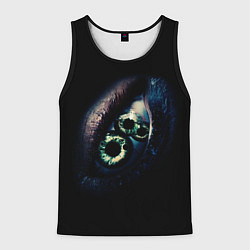 Майка-безрукавка мужская Глаз из фильма субстанция, цвет: 3D-черный