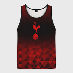Майка-безрукавка мужская Tottenham red poly, цвет: 3D-черный