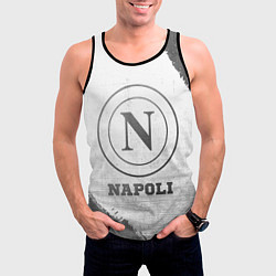 Майка-безрукавка мужская Napoli - white gradient, цвет: 3D-черный — фото 2