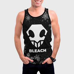 Майка-безрукавка мужская Снежный Bleach, цвет: 3D-черный — фото 2