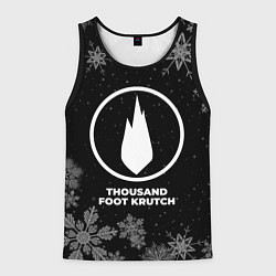 Майка-безрукавка мужская Снежный Thousand Foot Krutch, цвет: 3D-черный