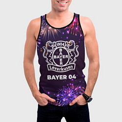 Майка-безрукавка мужская Праздничный Bayer 04, цвет: 3D-черный — фото 2