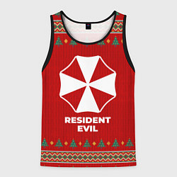 Майка-безрукавка мужская Resident Evil new year, цвет: 3D-черный