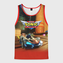 Мужская майка без рукавов Team Sonic racing - video game