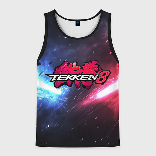 Мужская майка без рукавов Сопротивление в Tekken 8 / 3D-Черный – фото 1