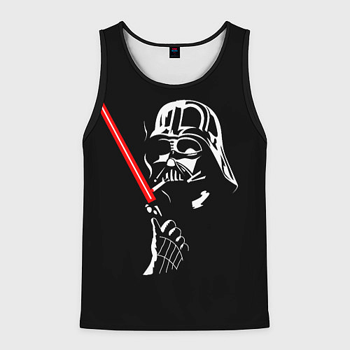 Мужская майка без рукавов Дарт Вейдер зажигалка / 3D-Черный – фото 1