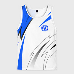 Мужская майка без рукавов Changan - Белый и синий