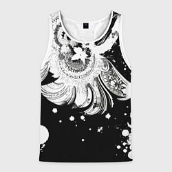 Мужская майка без рукавов Абстрактная экспрессивная композиция