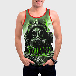 Майка-безрукавка мужская Stalker II, цвет: 3D-красный — фото 2