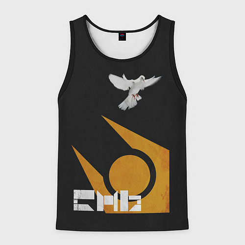 Мужская майка без рукавов Город 17 - граффити / 3D-Черный – фото 1