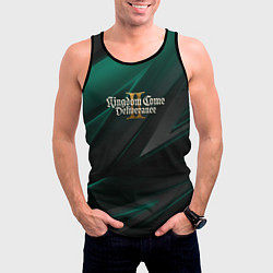 Майка-безрукавка мужская Kingdom Come Deliverance 2 green black, цвет: 3D-черный — фото 2