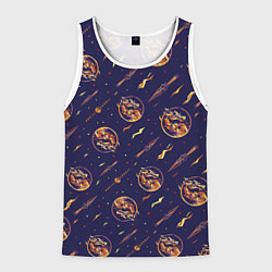 Мужская майка без рукавов Mortal Kombat logo pattern