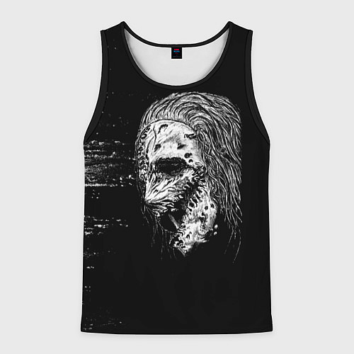 Мужская майка без рукавов Слипкнот кори / 3D-Черный – фото 1
