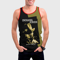Майка-безрукавка мужская Indiana Jones and the Great Circle, цвет: 3D-красный — фото 2