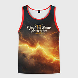 Майка-безрукавка мужская Logo Kingdom Come Deliverance 2, цвет: 3D-красный