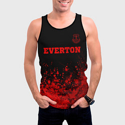 Майка-безрукавка мужская Everton - red gradient посередине, цвет: 3D-черный — фото 2