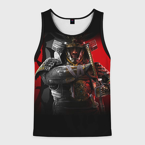 Мужская майка без рукавов Ассасинс Крид Тени / 3D-Черный – фото 1