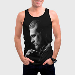 Майка-безрукавка мужская Sons Of Anarchy - Jax, цвет: 3D-черный — фото 2