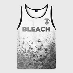 Майка-безрукавка мужская Bleach - white gradient посередине, цвет: 3D-черный