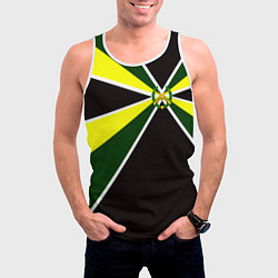 Майка-безрукавка мужская Мотострелковые войска: лавры, цвет: 3D-белый — фото 2