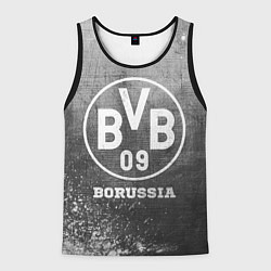 Майка-безрукавка мужская Borussia - grey gradient, цвет: 3D-черный
