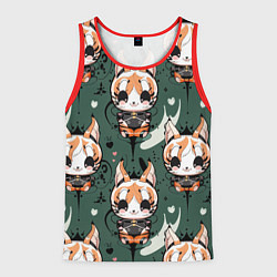 Мужская майка без рукавов Анимешный лис фенек