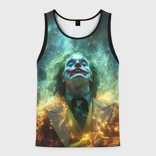Мужская майка без рукавов Выход из Джокера / 3D-Черный – фото 1