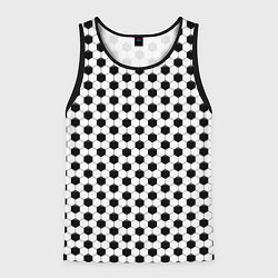 Мужская майка без рукавов Текстура футбольного мяча