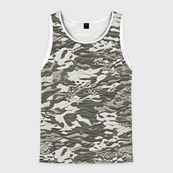 Мужская майка без рукавов Фактурный камуфляж