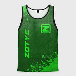 Мужская майка без рукавов Zotye - green gradient вертикально