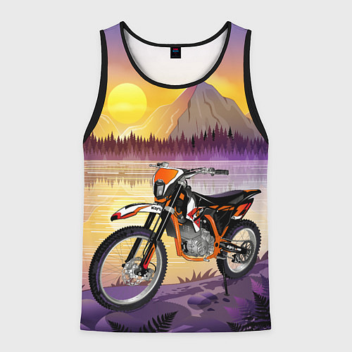 Мужская майка без рукавов Kayo k2 pro / 3D-Черный – фото 1