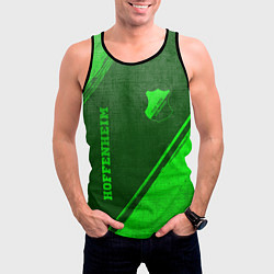 Майка-безрукавка мужская Hoffenheim - green gradient вертикально, цвет: 3D-черный — фото 2