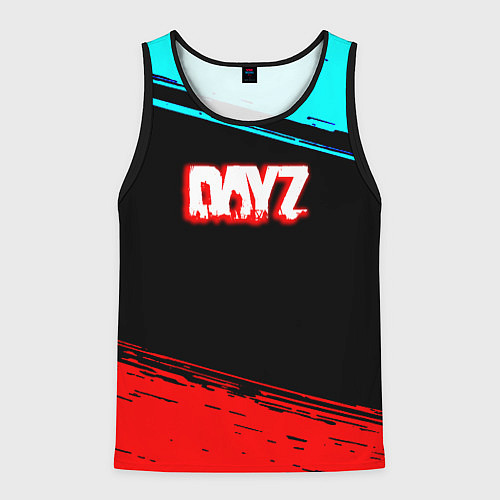 Мужская майка без рукавов Dayz neon color / 3D-Черный – фото 1