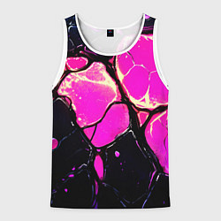 Мужская майка без рукавов Розовые пятна в текстуре