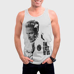 Майка-безрукавка мужская The last of us - Joel and Ellie, цвет: 3D-белый — фото 2