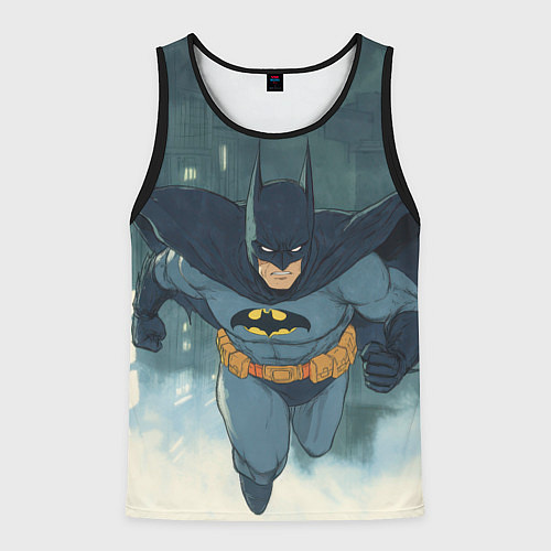 Мужская майка без рукавов Бэтмен старый стиль / 3D-Черный – фото 1