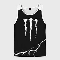 Майка-безрукавка мужская Monster energy storm energy, цвет: 3D-белый