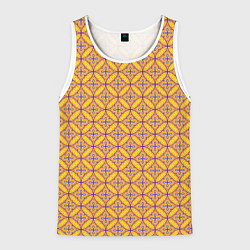 Мужская майка без рукавов Красочный орнамент в восточном стиле