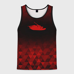 Майка-безрукавка мужская Papa Roach red poly, цвет: 3D-черный