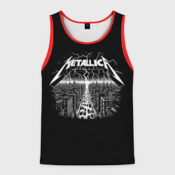 Мужская майка без рукавов Metallica - lightnings in metropolis