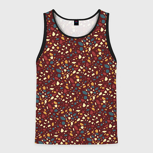 Мужская майка без рукавов Садовая дорожка / 3D-Черный – фото 1