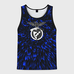 Майка-безрукавка мужская Benfica blue energy, цвет: 3D-черный
